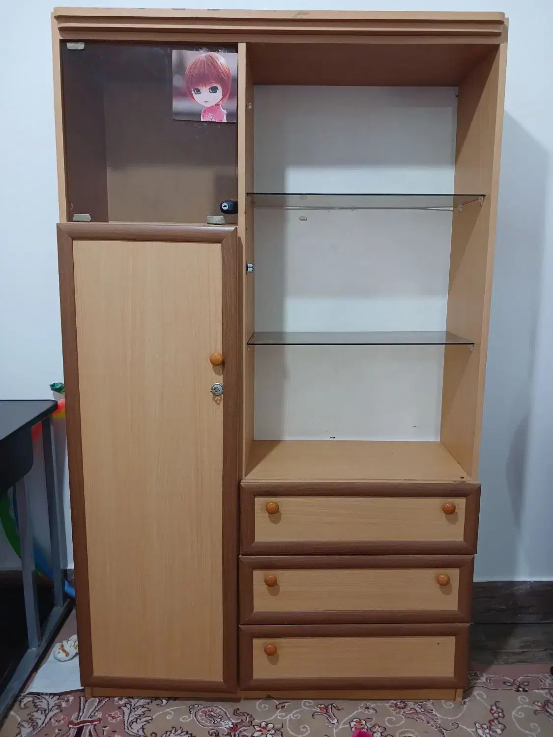 کمد لباس و کتاب|جاکفشی، کمد، دراور|بردسکن, |دیوار