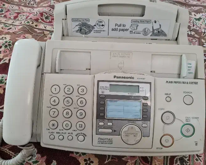 تلفن فکس پاناسونیک|پرینتر، اسکنر، کپی، فکس|کاشان, معلم|دیوار