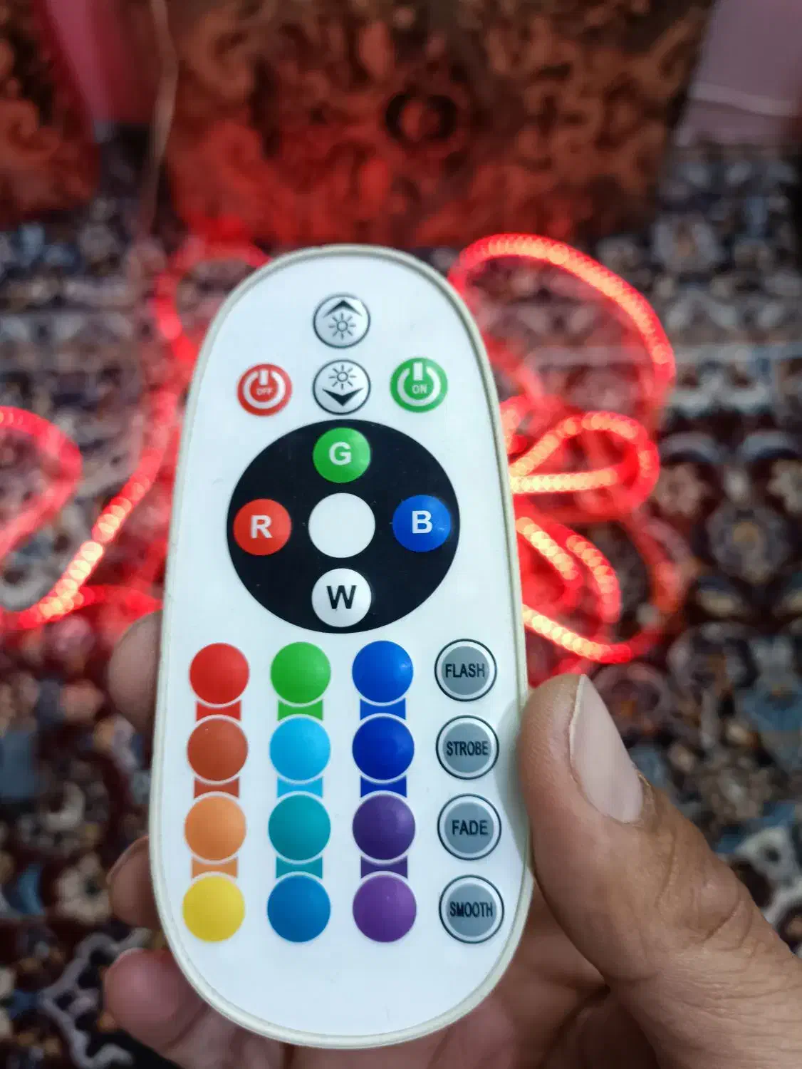 ال ای دی شلنگی کنترلی|ریسه و چراغ تزئینی|قم, چهل درخت‎|دیوار