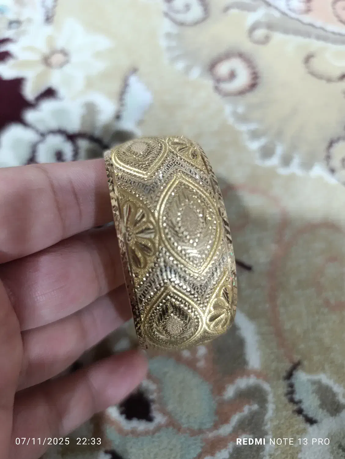 فروش یک عدد تک پوش و یک النگوی طلا|جواهرات|هرسین, |دیوار