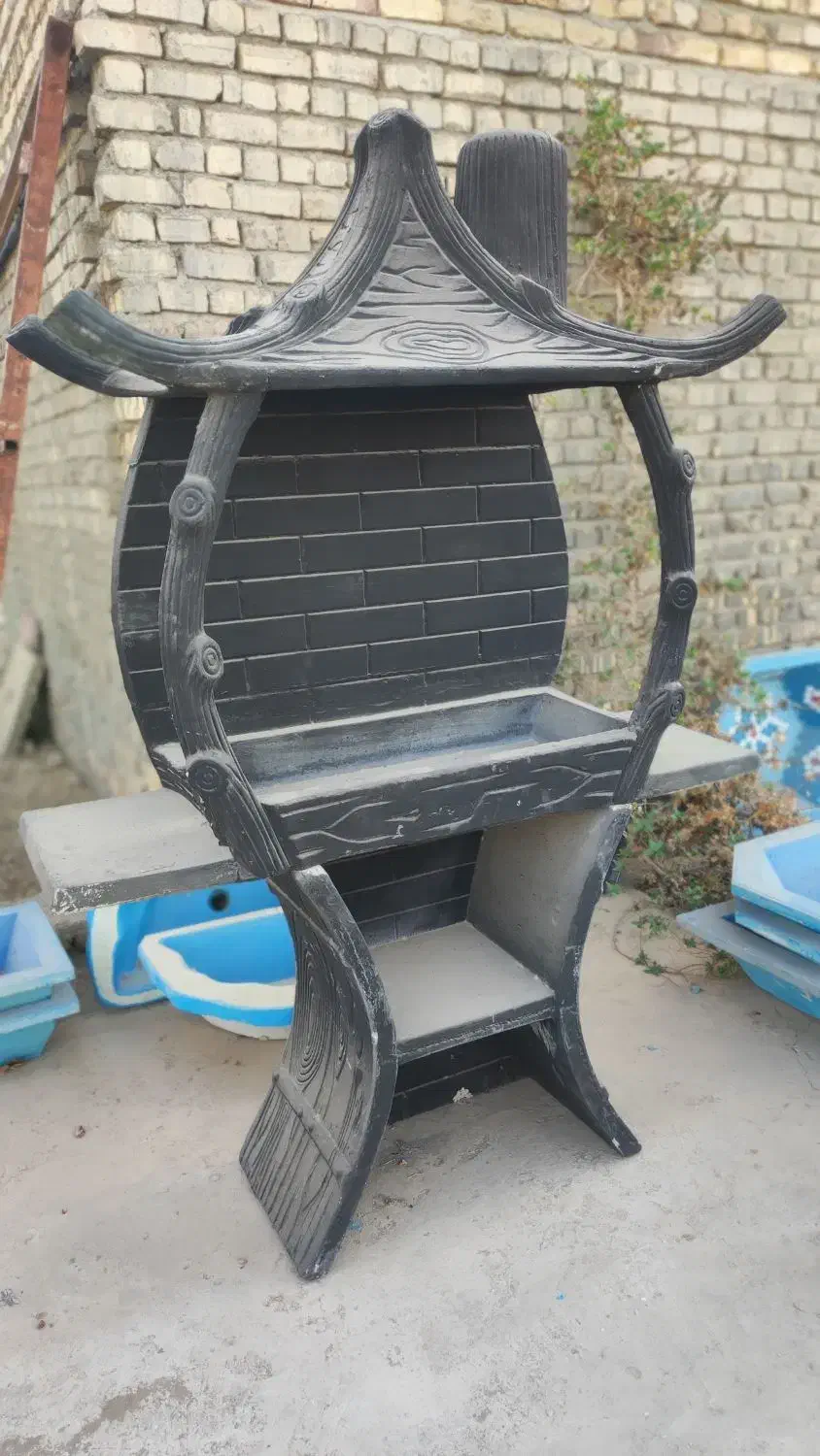 باربیکیو کبابپز منقل بتنی|مصالح و تجهیزات ساختمان|کاشان, شهرک ۲۲ بهمن|دیوار