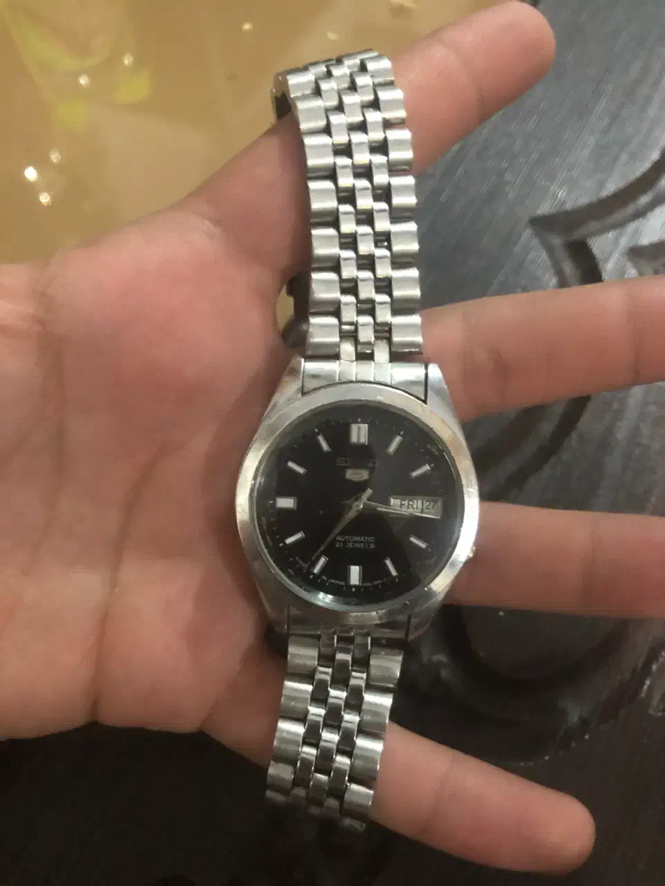 ساعت سیکو ۵ معاوضه با انگشتر|ساعت|ایلام, |دیوار