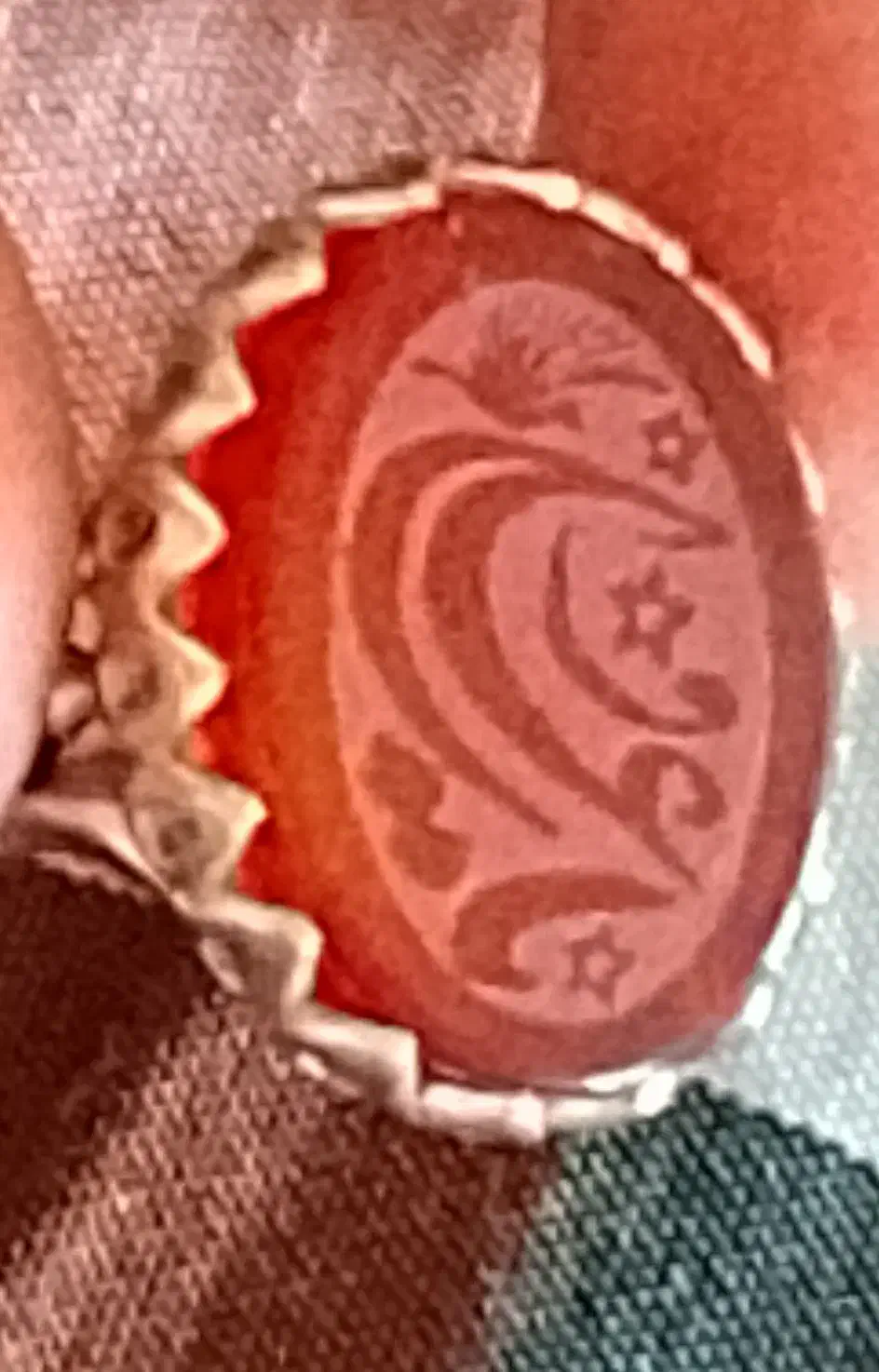 انگشتر عقیق حکاکی اصل|جواهرات|ارومیه, |دیوار