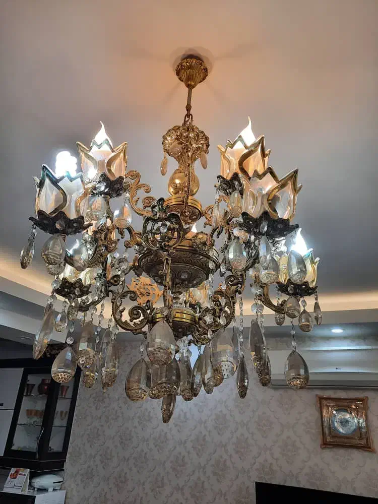 لوستر|لوستر و چراغ آویز|خوی, |دیوار