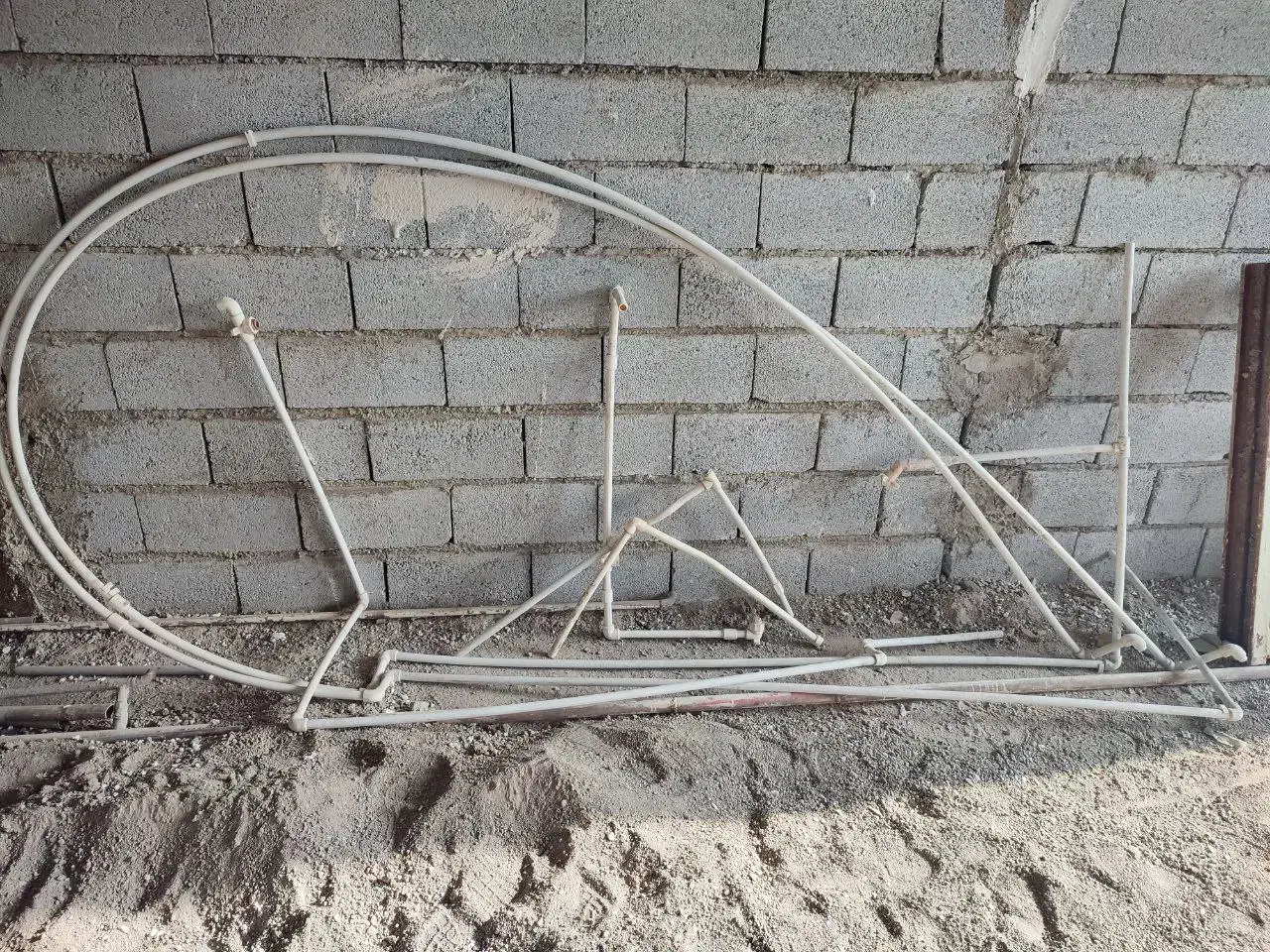 لوله سفید کارکرده|لوازم سرویس بهداشتی|تبریز, |دیوار