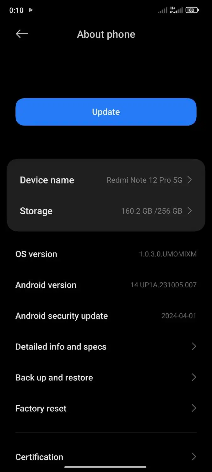 شیائومی Redmi Note 12 Pro با حافظهٔ ۲۵۶ گیگابایت|موبایل|فلاورجان, |دیوار