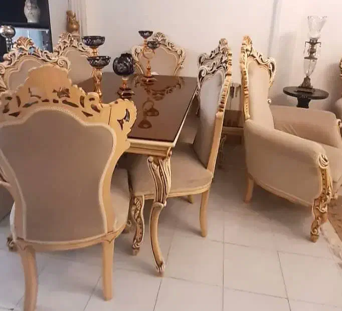 مبل ۹ نفره با ناهارخوری ۶نفره|مبلمان خانگی و میز عسلی|تهران, منیریه|دیوار