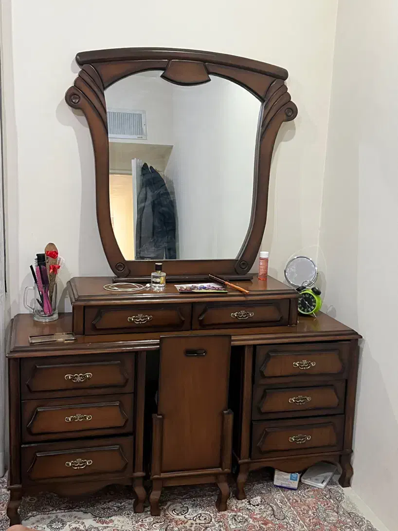 ست تخت خواب نئو کلاسیک|تخت و سرویس خواب|مشکیندشت, |دیوار