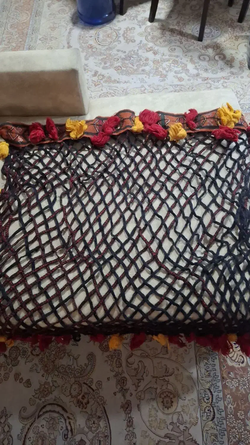 پرده سنتی دستباف قدیمی نو|گلیم، جاجیم، گبه|تهران, دریا|دیوار