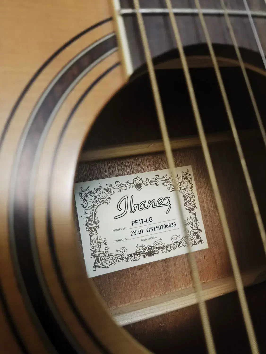 گیتار اکوستیک ایبانز pf17-lg|گیتار، بیس، امپلیفایر|شیراز, فرهنگ شهر|دیوار