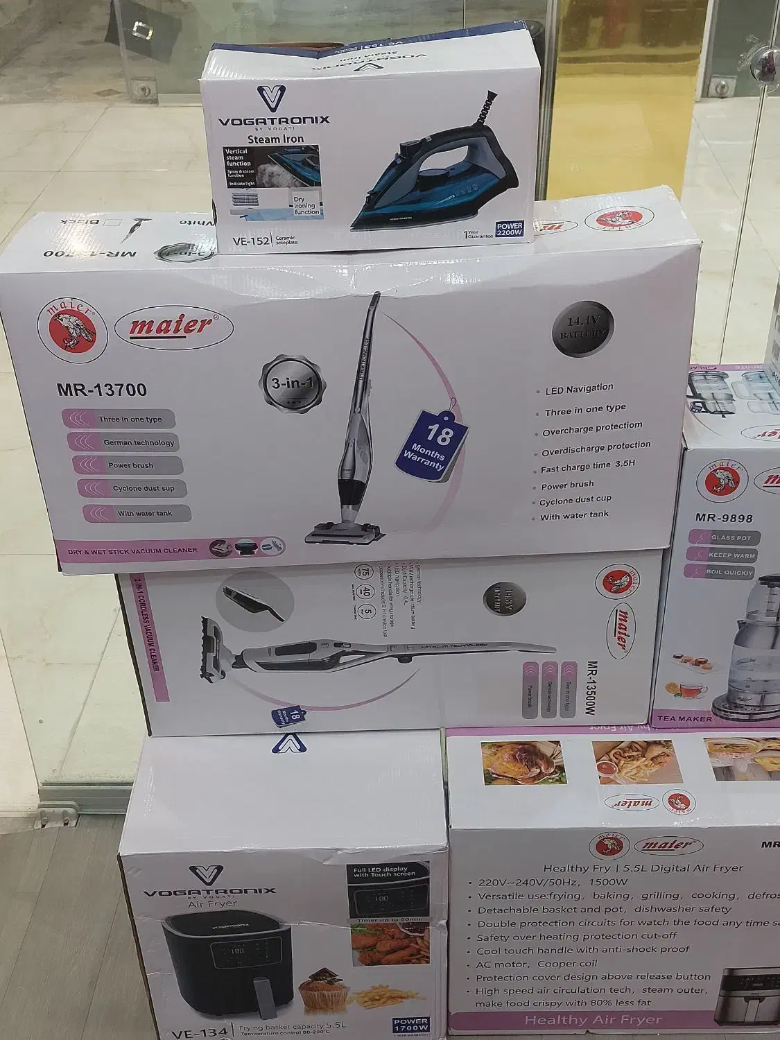 جارو شارژی عصایی آب و خاک مایر مدل ۱۳۷۰۰|جاروبرقی، جارو شارژی، بخارشو|اهواز, نادری|دیوار