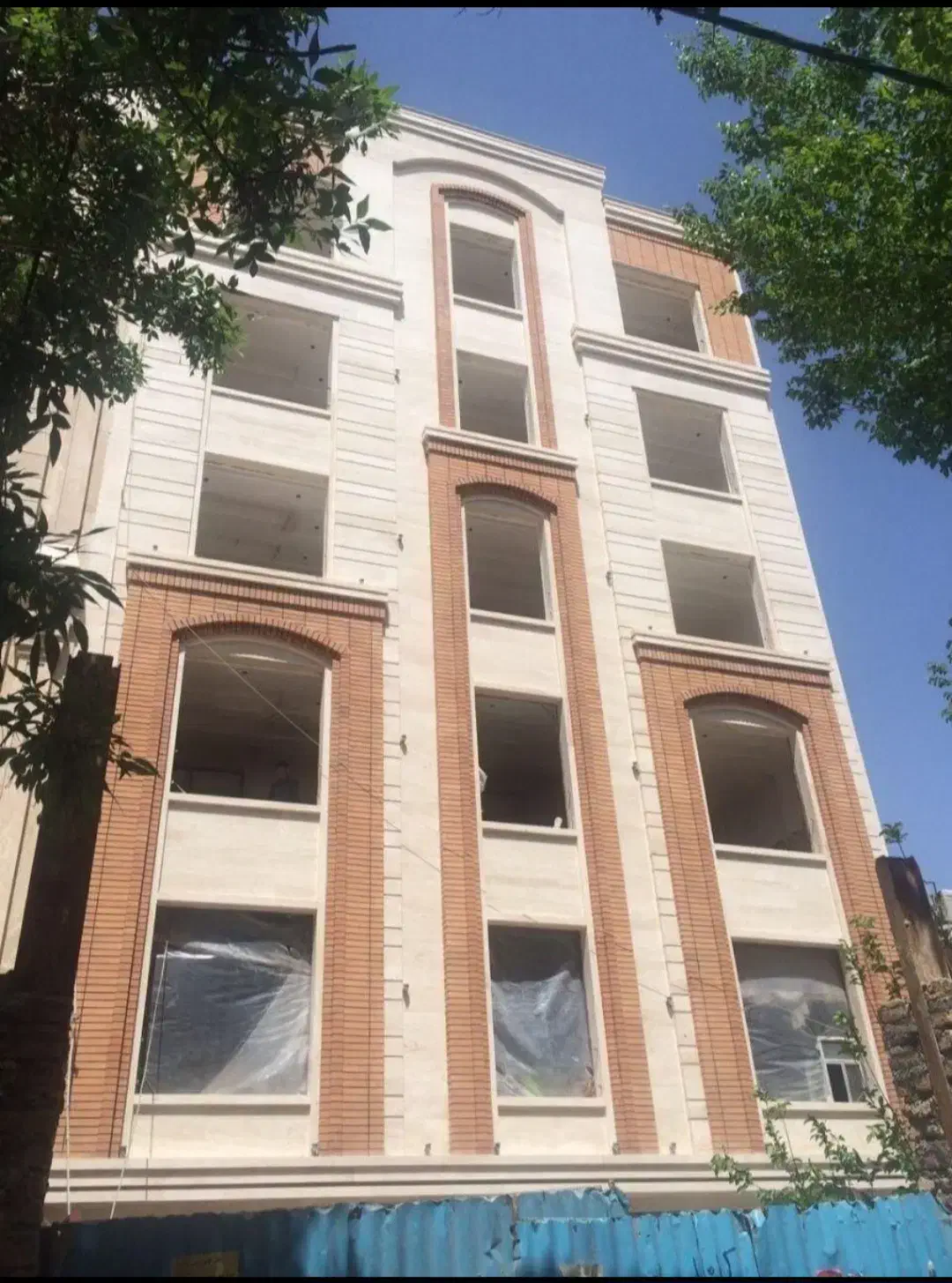 آجر نما سفید و طوسی کد ۴ رنگ اصفهان|مصالح و تجهیزات ساختمان|فومن, |دیوار