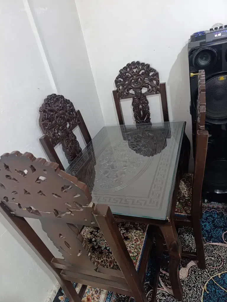 میز نها خوری 4نفره|میز و صندلی غذاخوری|کرمان, |دیوار