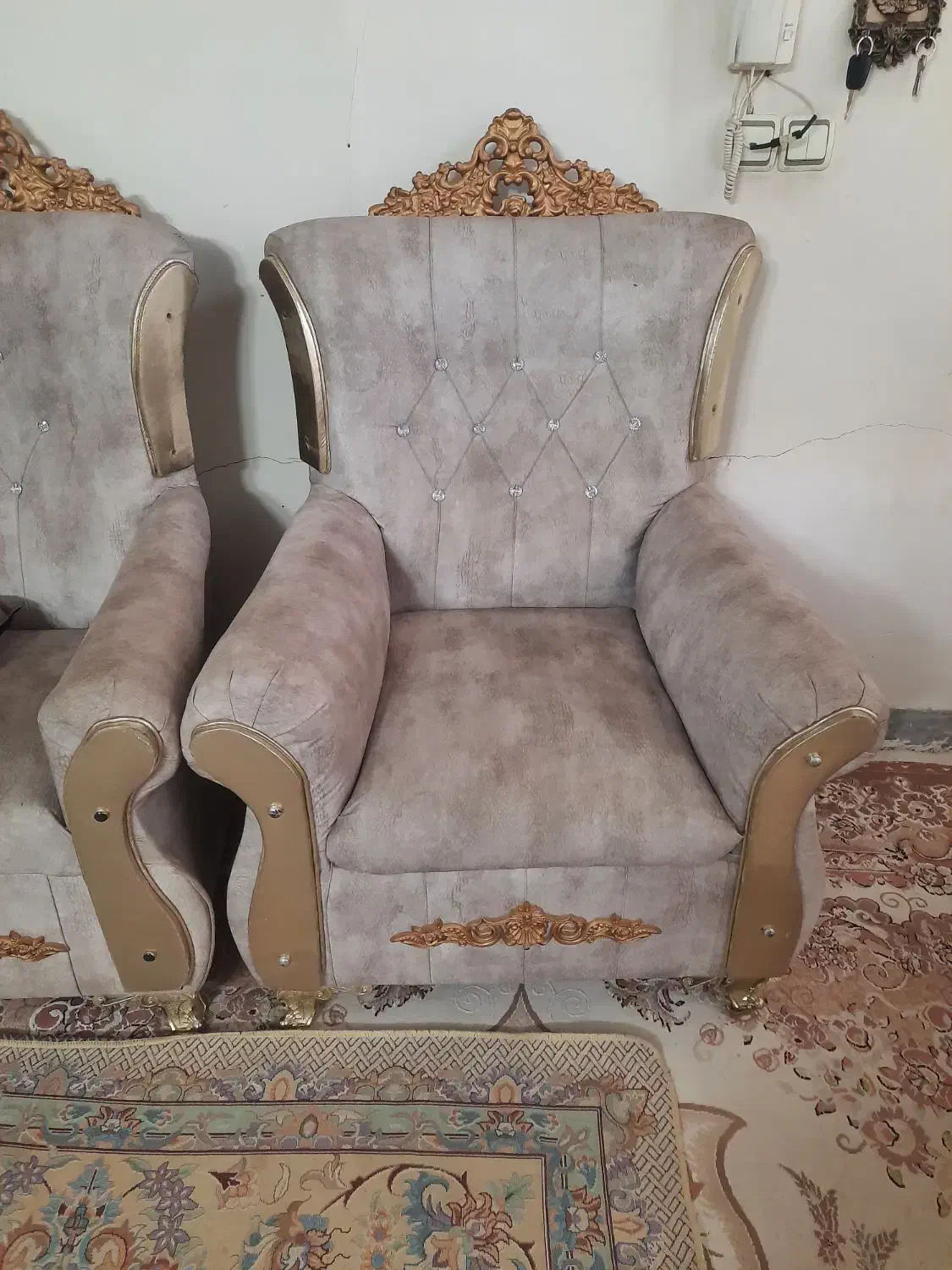 مبلمان ۶ نفره|مبلمان خانگی و میز عسلی|نیشابور, بنیاد شهید|دیوار