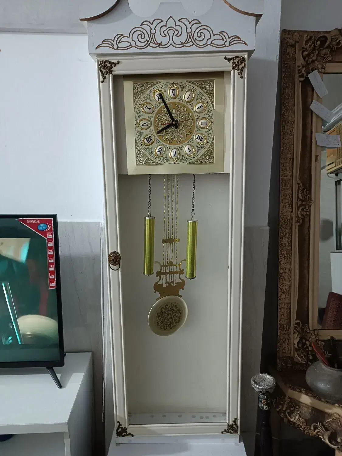 ساعت ایستاده چوبی کلاسیک سالم|ساعت دیواری و تزئینی|گرگان, |دیوار