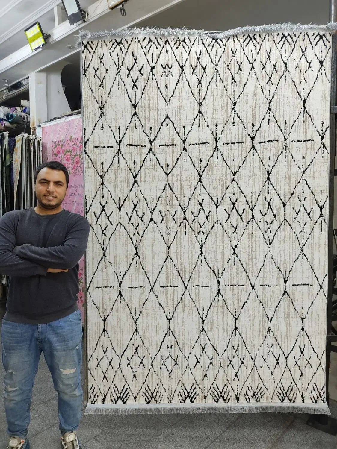 فرش مینیمال ۴متری اکبند|فرش|قدس, شهرقدس|دیوار