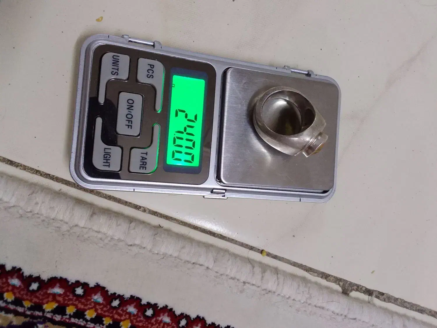 انگشتر نقره سیترین۲۴ گرم|جواهرات|تهران, آهنگ|دیوار