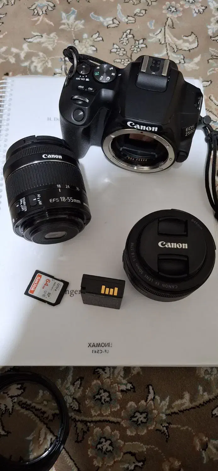 دوربین 250D Canon|دوربین عکاسی و فیلم‌برداری|ملایر, |دیوار