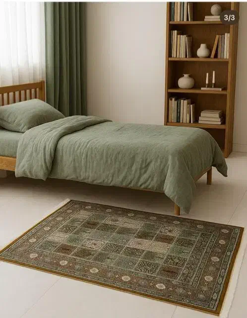 فرش دستباف (بساک) ۶ متری و۳ متری  تمام ابریشم|فرش|کرج, نوروزآباد|دیوار