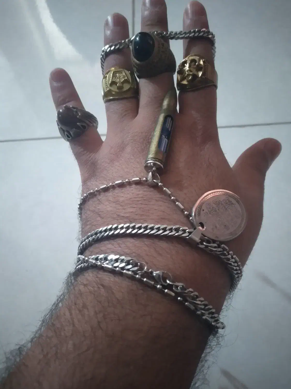 دستبند و گردنبند و پلاک و انگشتر و چاقو|بدلیجات|میناب, |دیوار