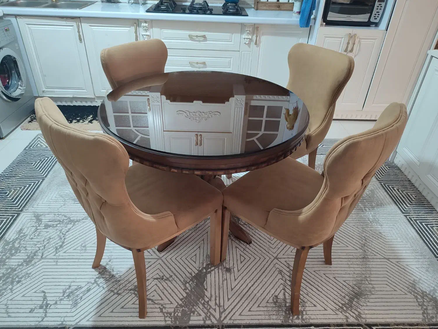 میز نهار خوری ۴نفره مبلی|میز و صندلی غذاخوری|مشهد, سرافرازان|دیوار