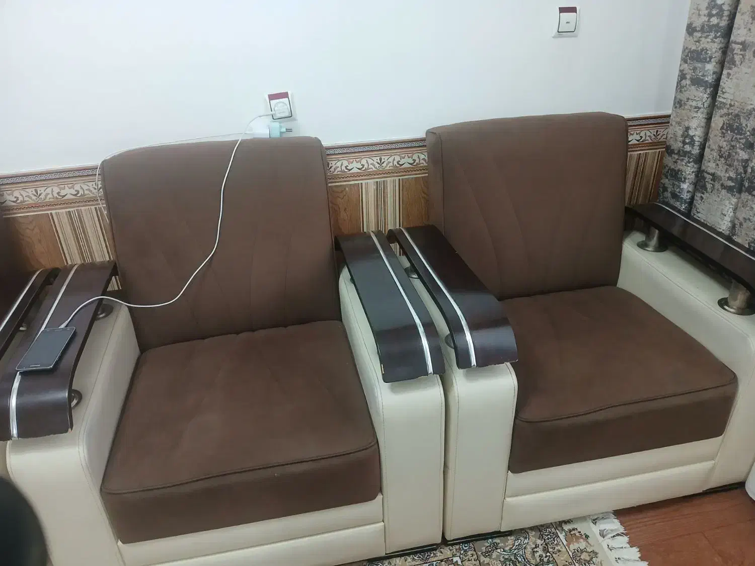 مبل  ۷نفره تمیز و سالم|مبلمان خانگی و میز عسلی|بهشهر, |دیوار