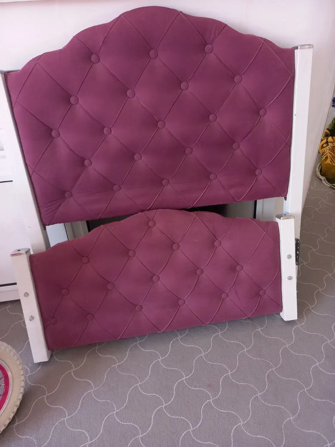 تخت یک نفره دخترانه|تخت و سرویس خواب|کامیاران, |دیوار