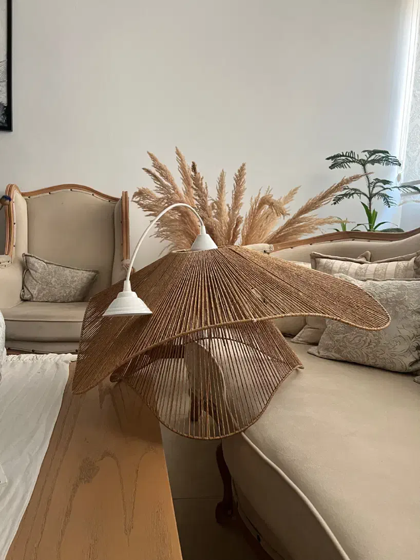 دیوارکوب لوستر بوهو مکرومه|لوستر و چراغ آویز|کرج, شهرک بنفشه|دیوار