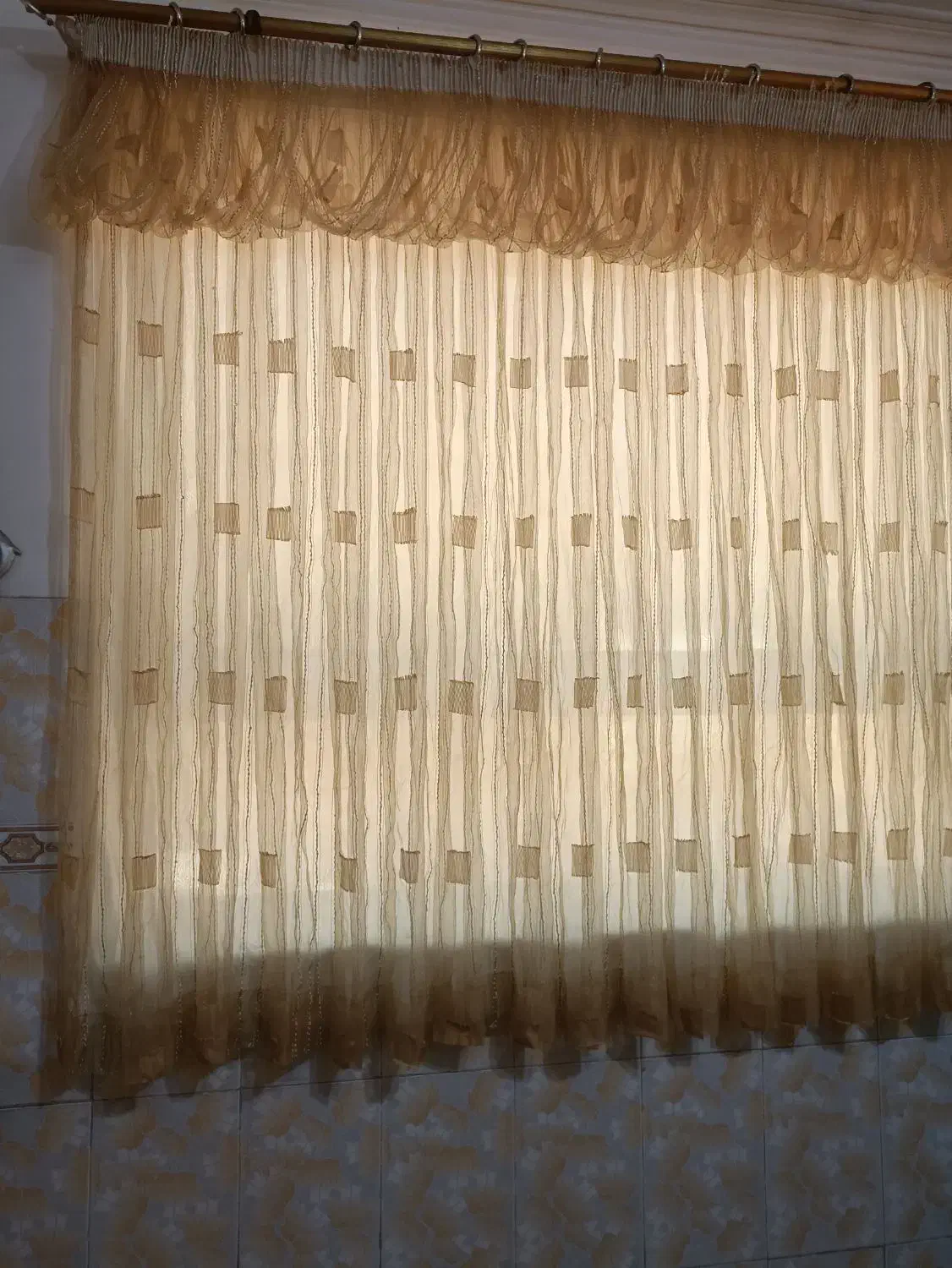 فروش ۶ عدد پرده زیبا|پرده، رانر، رومیزی|فومن, |دیوار