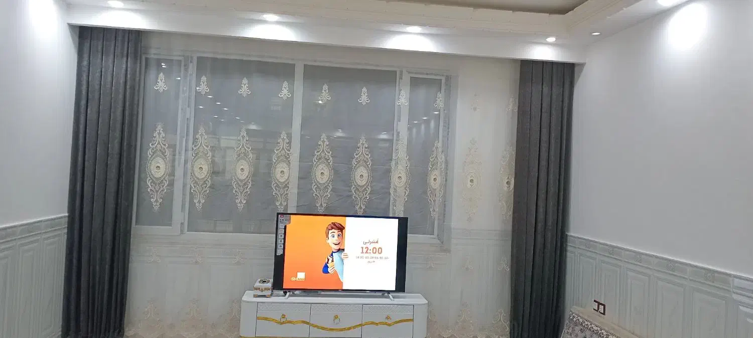 پرده وشال طوسی|پرده، رانر، رومیزی|سرپل ذهاب, |دیوار