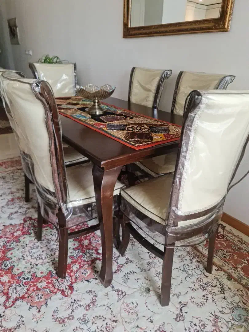 نهارخوری ۶ نفره درحدنو|میز و صندلی غذاخوری|رامسر, |دیوار