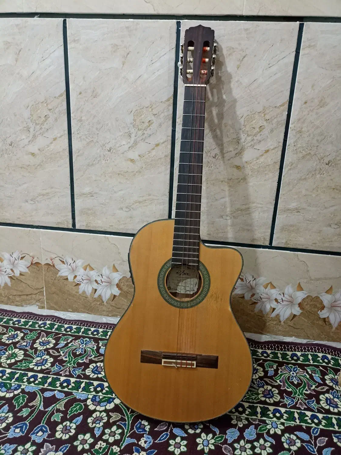 گیتار آریا AK30CETN|گیتار، بیس، امپلیفایر|خاش, |دیوار