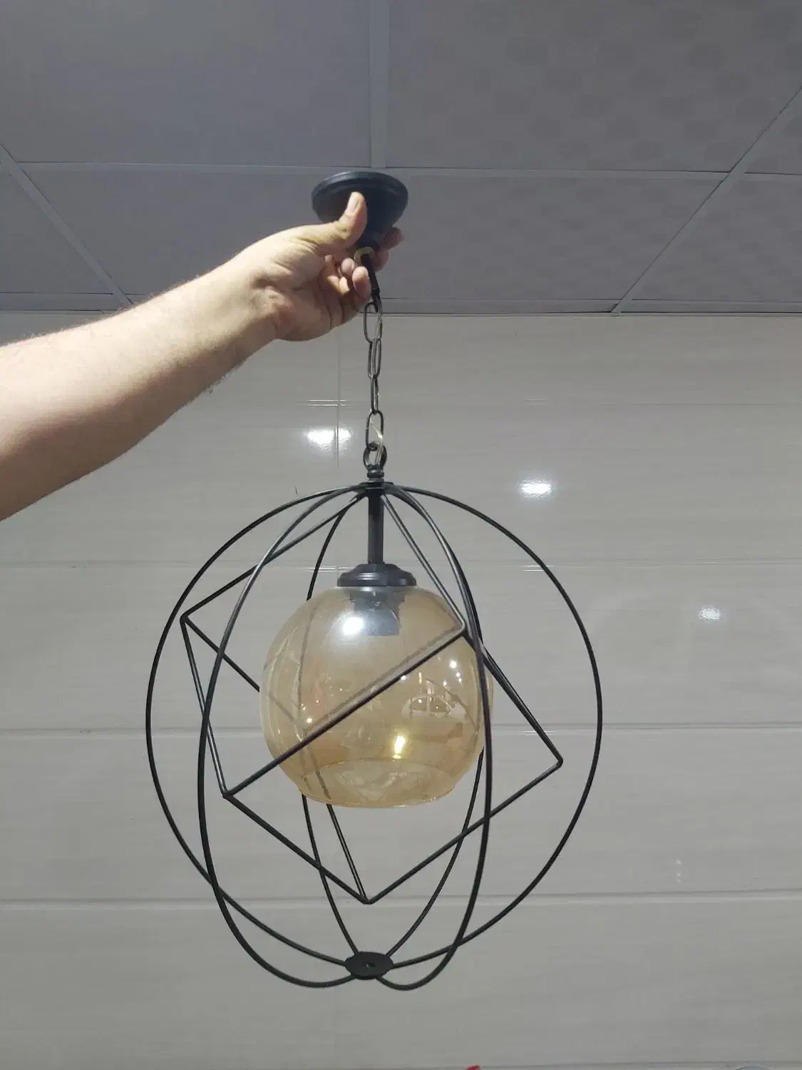 لوستر سیمی|لوستر و چراغ آویز|بیجار, |دیوار