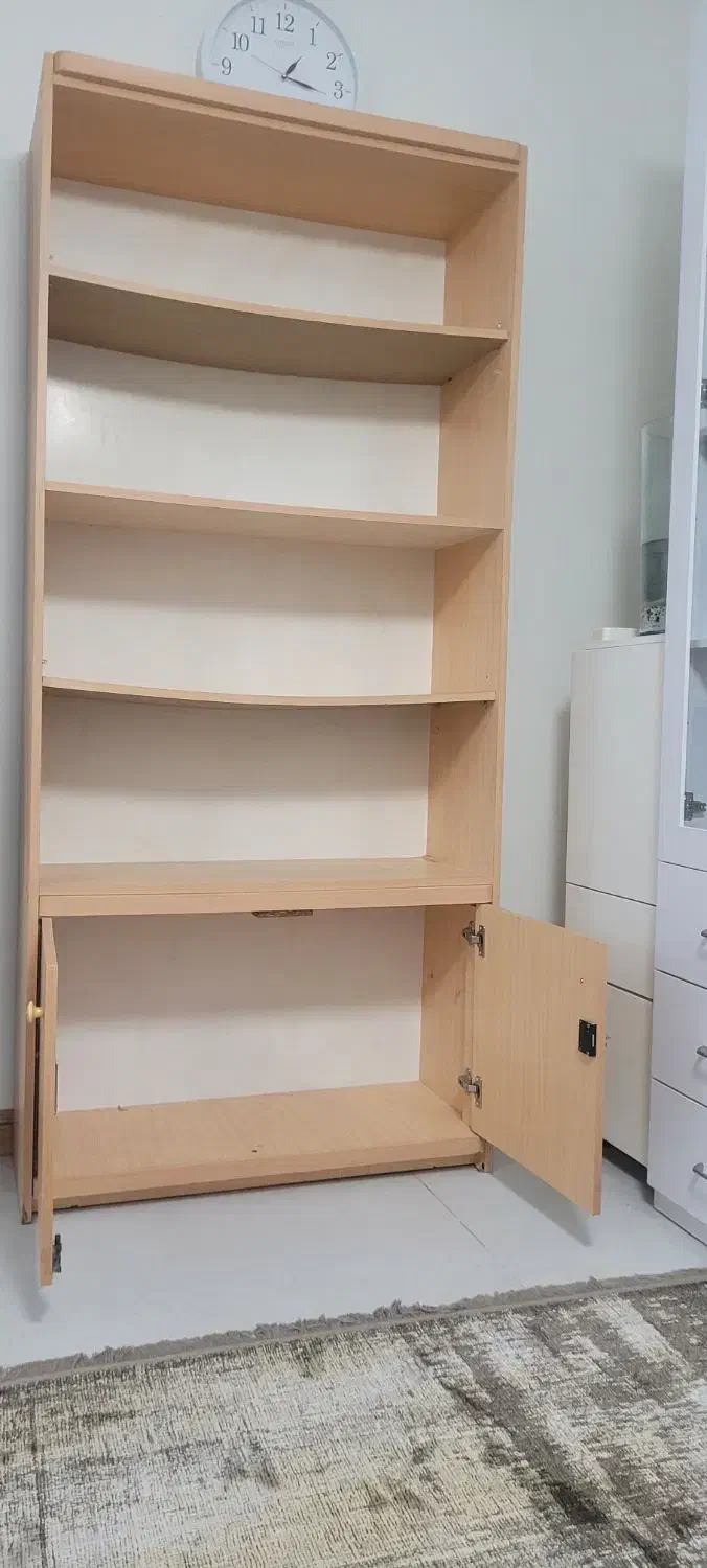 کتابخانه با عرض ۹۰ سانتی متری|کتابخانه، شلف، قفسههای دیواری|تهران, مهران|دیوار