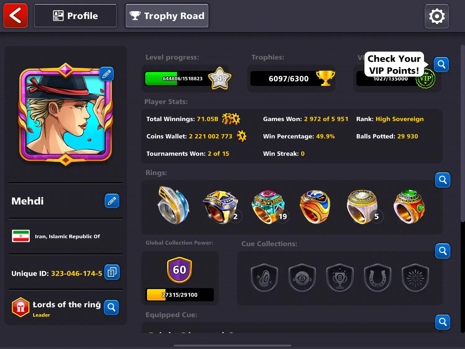 اکانت بازی بیلیارد 8 ball|کنسول، بازی ویدئویی و آنلاین|تهران, دکتر هوشیار|دیوار