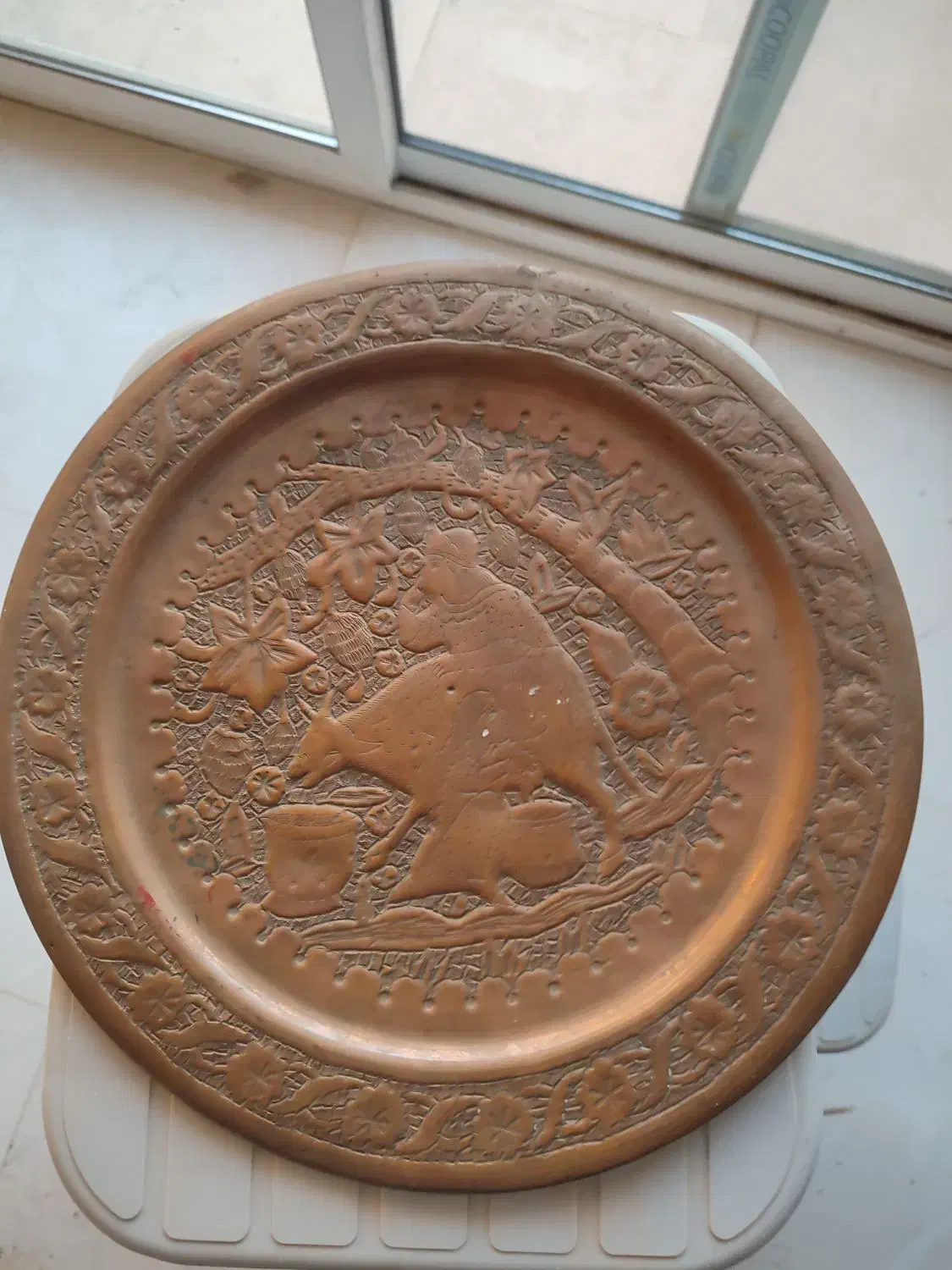 تابلو مسی|کلکسیون اشیاء عتیقه|نجف‌آباد, جلال آباد|دیوار