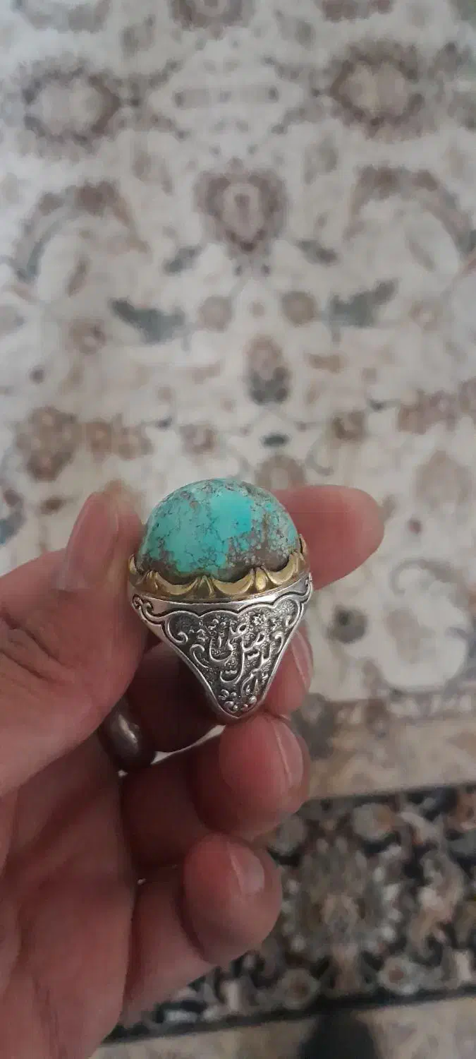 انگشتر فیروزه غول پیکر|جواهرات|تهران, تهران‌نو|دیوار