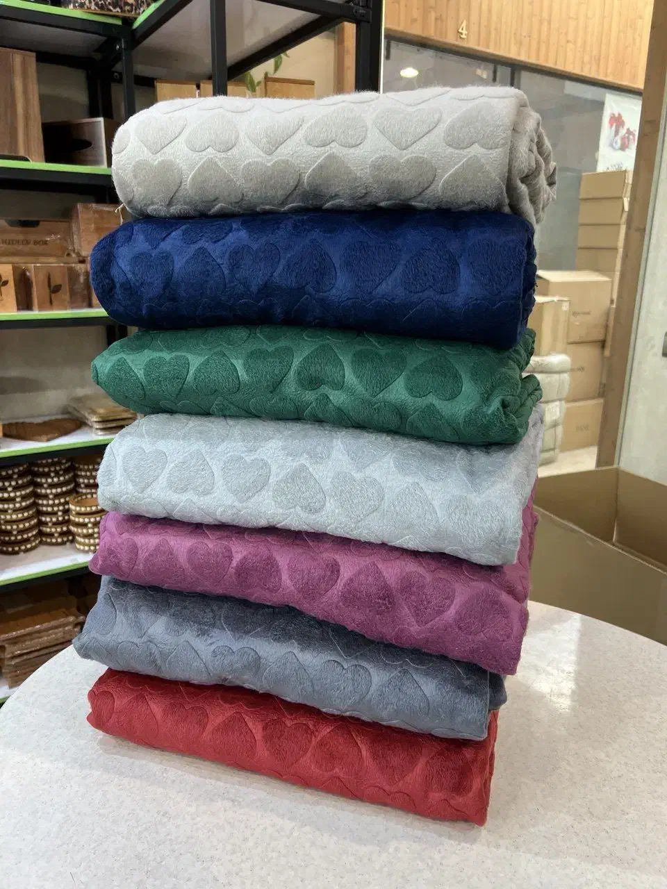 پتو طرح قلب|رختخواب، بالش، پتو|ری, بازار آهن|دیوار