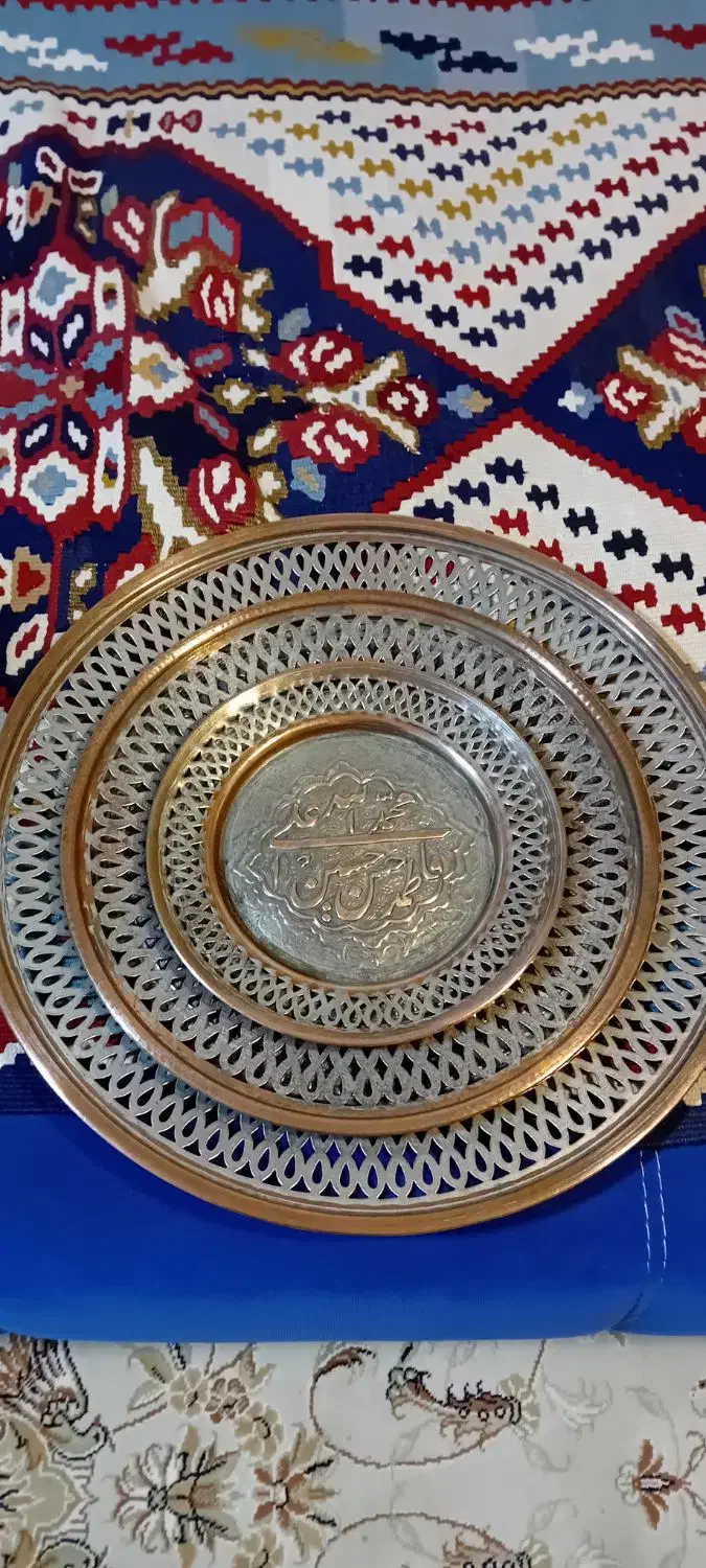 دیوارکوب مسی ست کامل|کلکسیون اشیاء عتیقه|اهواز, زیباشهر|دیوار