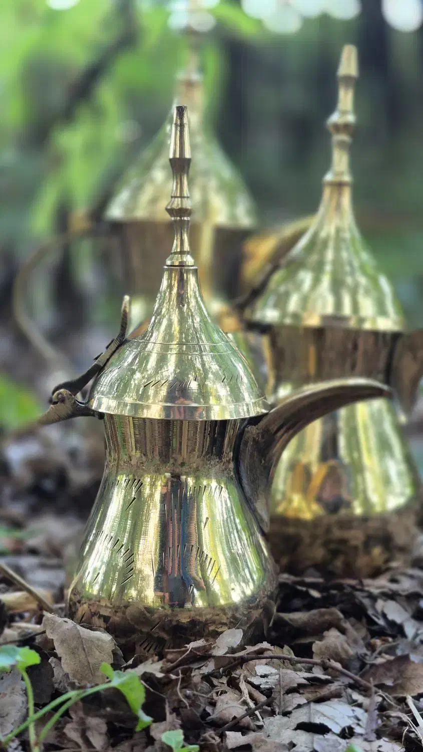 دله برنجی و قهوه جوش برنجی دله عربی دله قهوه|قوری، کتری، قهوه‌ساز دستی|تهران, بازار|دیوار