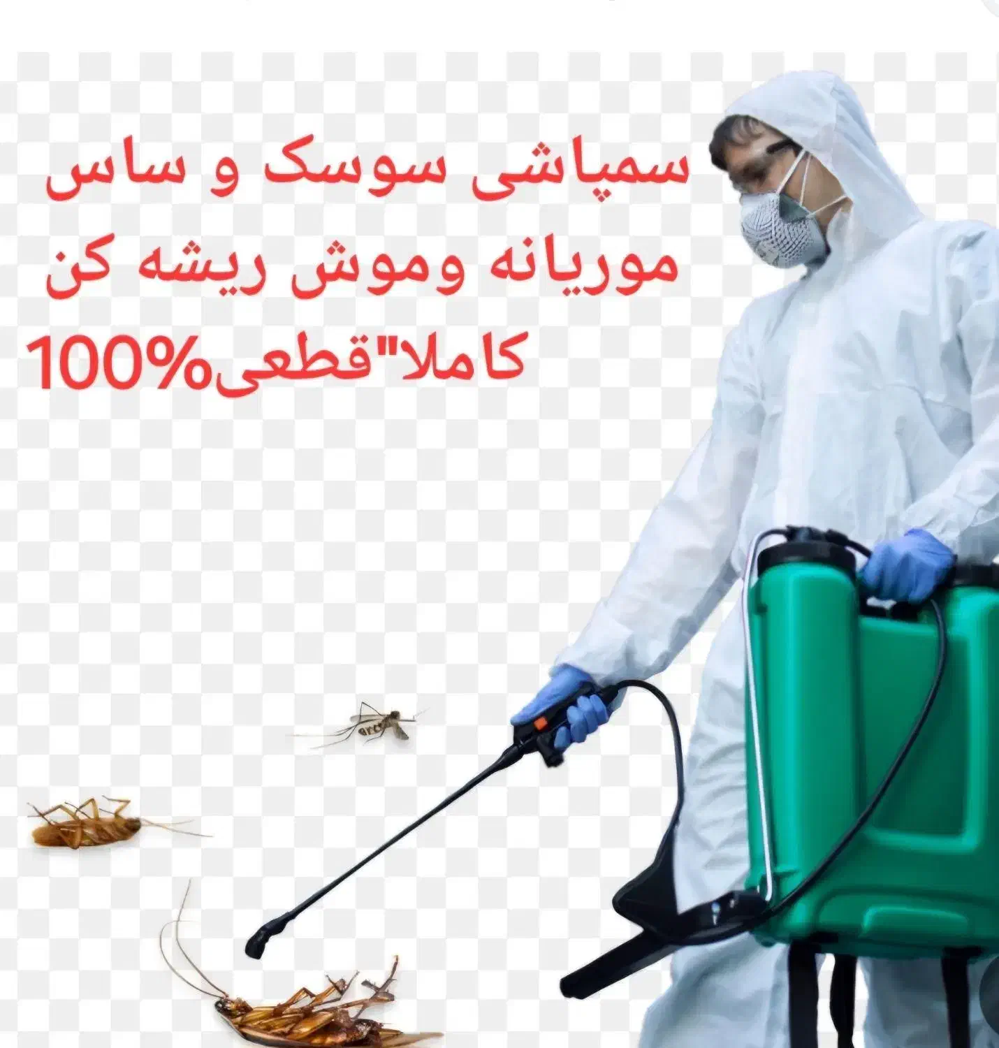 سم پاشی دورشهر و صفاییه.سمپاشی بلوارسـمیه هنرستان|خدمات نظافت|قم, عمار یاسر|دیوار