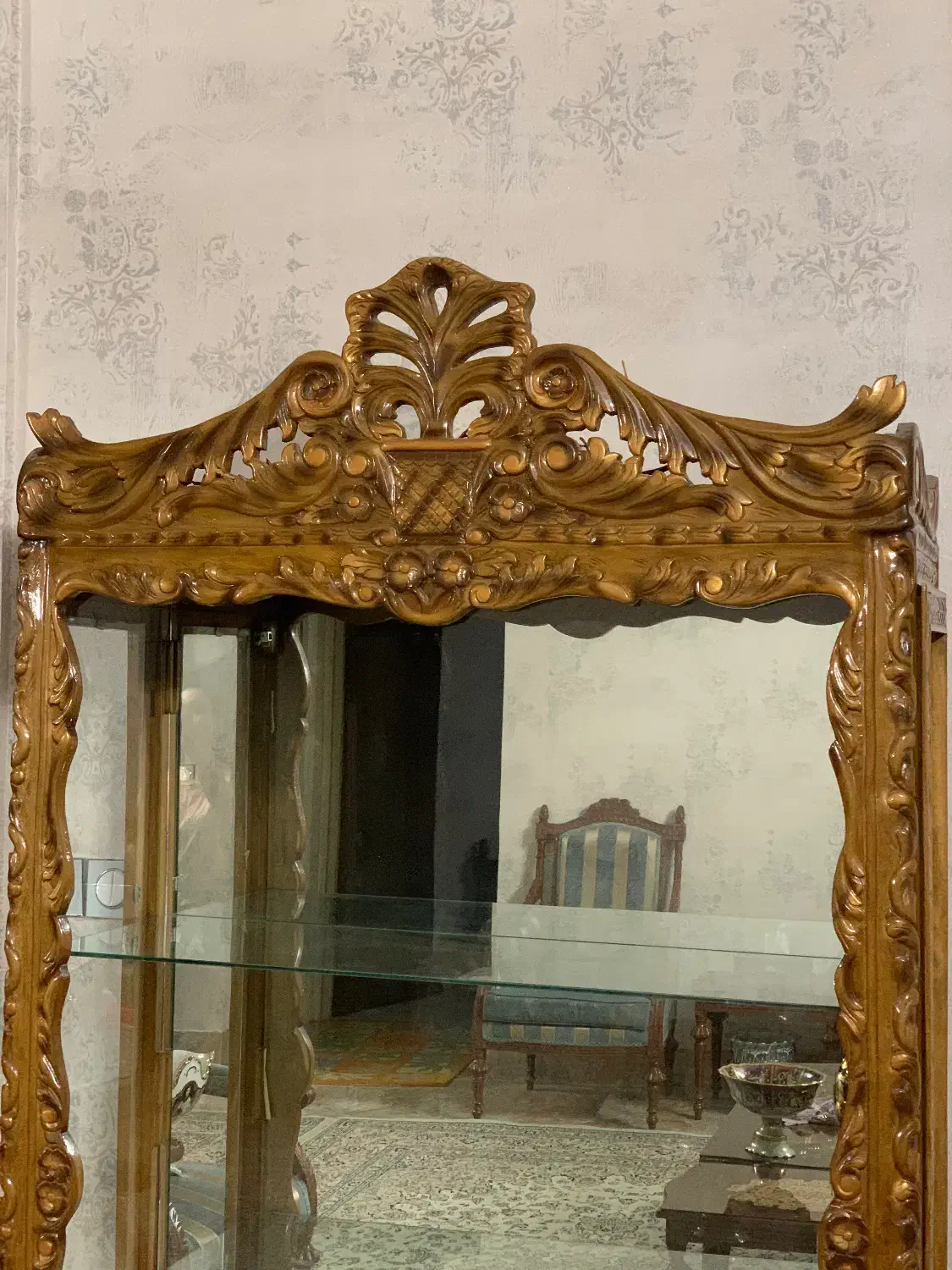 ویترین چوب گردو|بوفه، ویترین، کنسول|ورامین, ورامین|دیوار