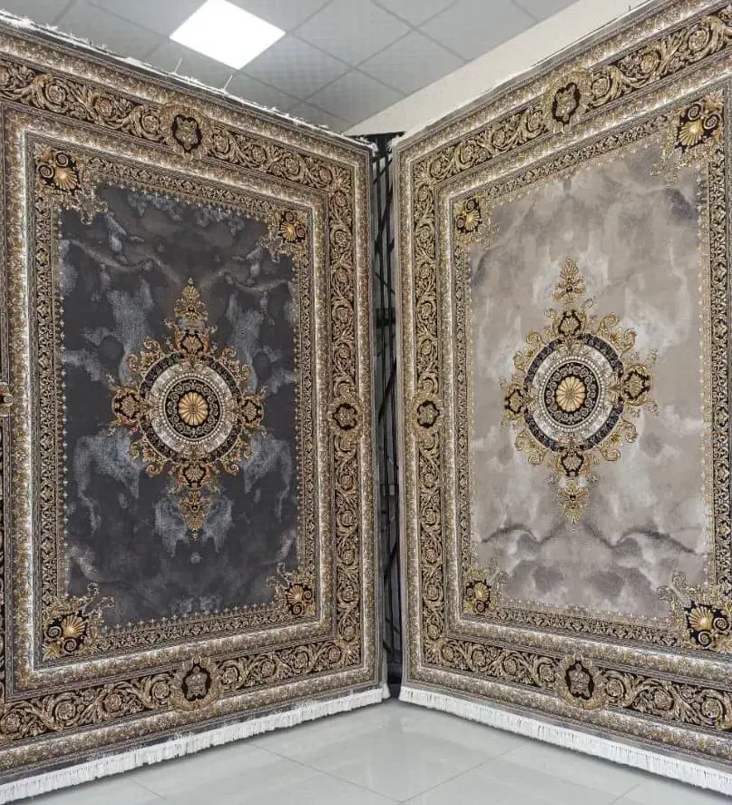 قالی فرش نگین زمرد کیفیت باور نکردنی|فرش|کرمان, |دیوار