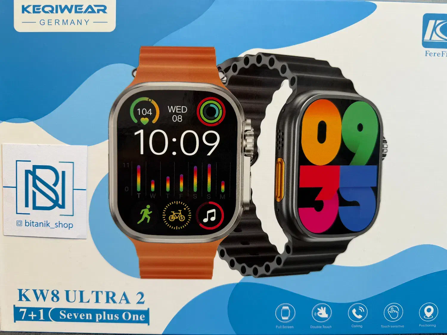 ساعت هوشمند KEQIWEAR KW8 ULTRA 2|ساعت|شیراز, کوی زهرا|دیوار