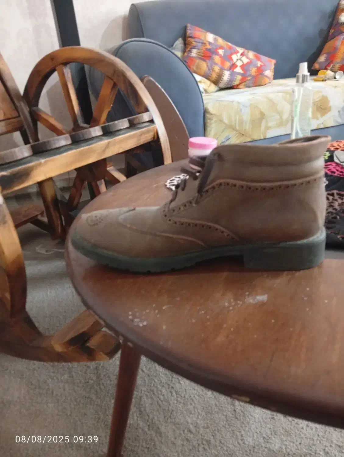 کفش نیم بوت چرم|کیف، کفش، کمربند|آبادان, |دیوار