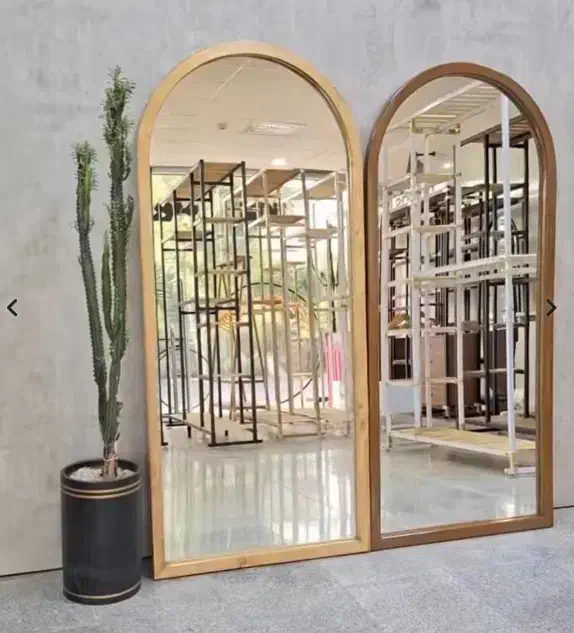 آینه قدی دور چوبی،ایینه قدی تمام چوب روس|آینه|خمینی‌شهر, |دیوار