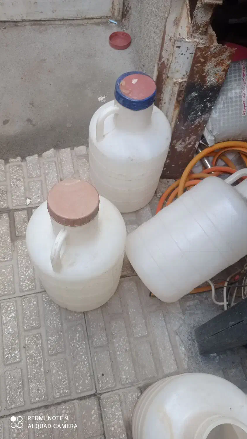 دبه آب|ظروف نگهدارنده، پلاستیکی، یک‌بارمصرف|کرمانشاه, |دیوار