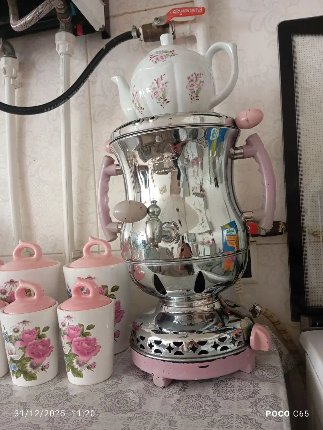 سماور ۴لیتری درحدنو|سماور، چای‌ساز، قهوه‌ساز|کوهدشت, |دیوار