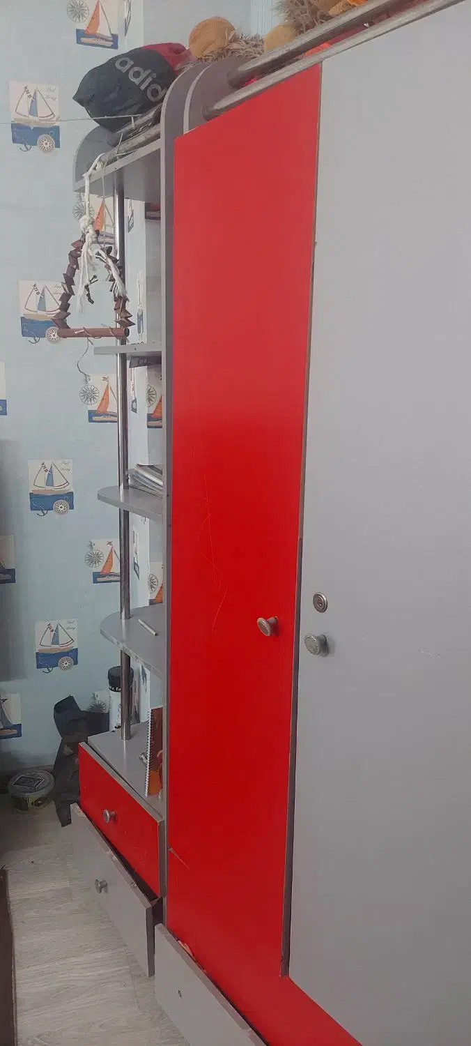 سرویس اتاق دو کودک کودک بعلت نبود جا|تخت و سرویس خواب|اردبیل, |دیوار