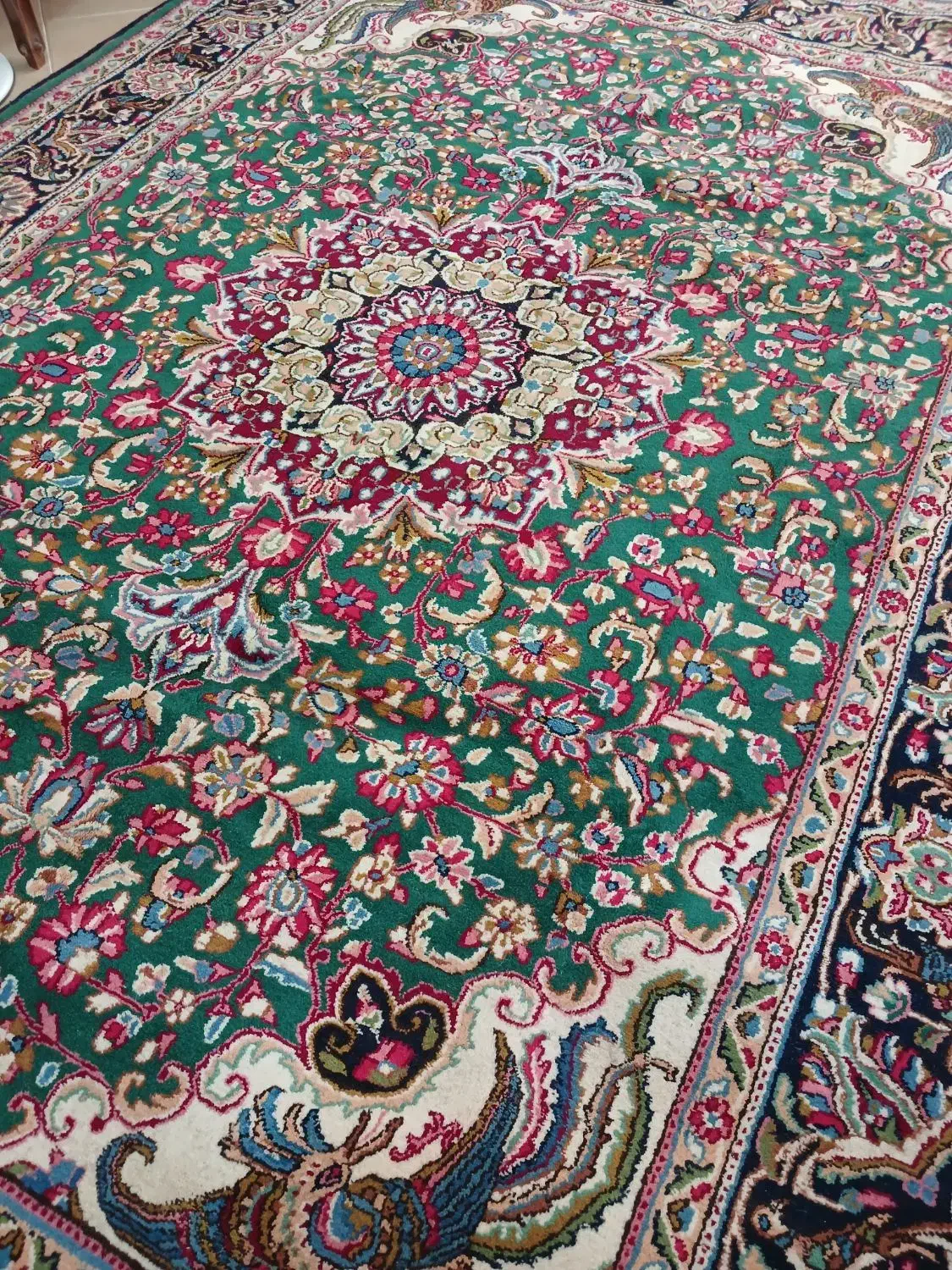 قالی دستباف کرمانی|فرش|کرمان, |دیوار